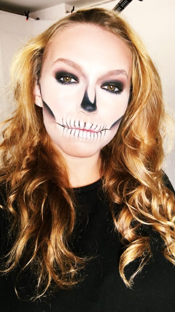 Scary Halloween make-up