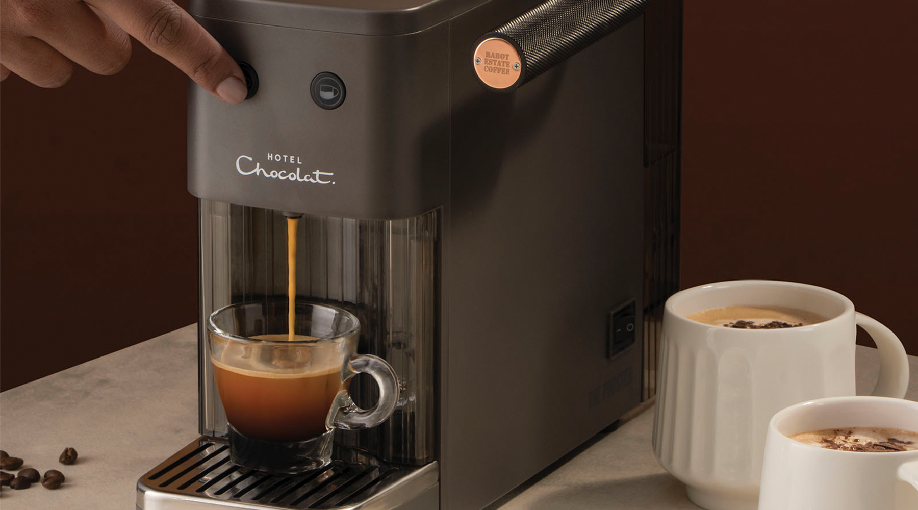 Hotel Chocolat Podster Coffee Machine
